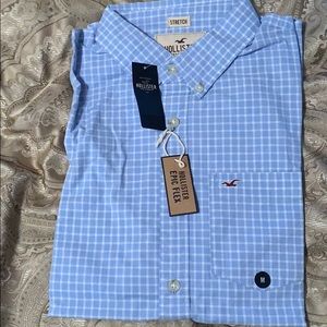 Hollister Stretch Long Sleeve Polo